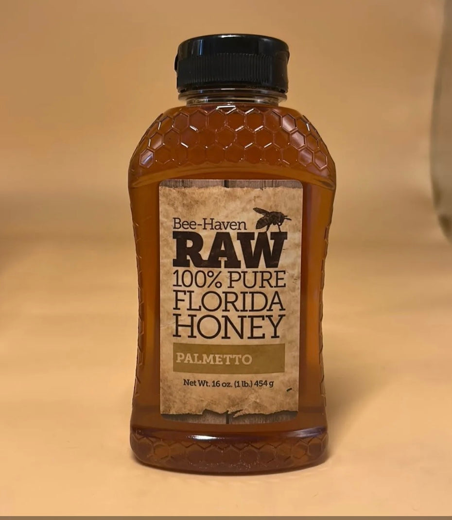 Florida Palmetto Honey - Bee-Haven Honey Company