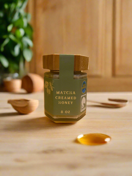 Alaskan Matcha-infused Fireweed Honey - Sipping Streams Tea Company