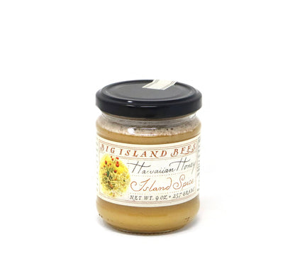 Hawaiian Honey in 9 oz jars: Organic Ohia Lehua Blossom Honey 9 oz jar