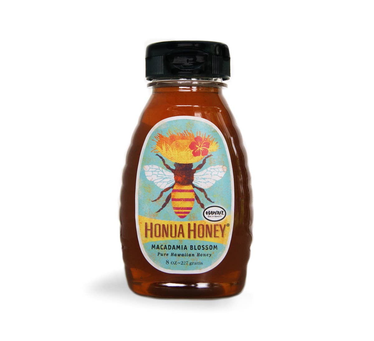 Case Of 8oz Macadamia Honey In Squeeze Jar