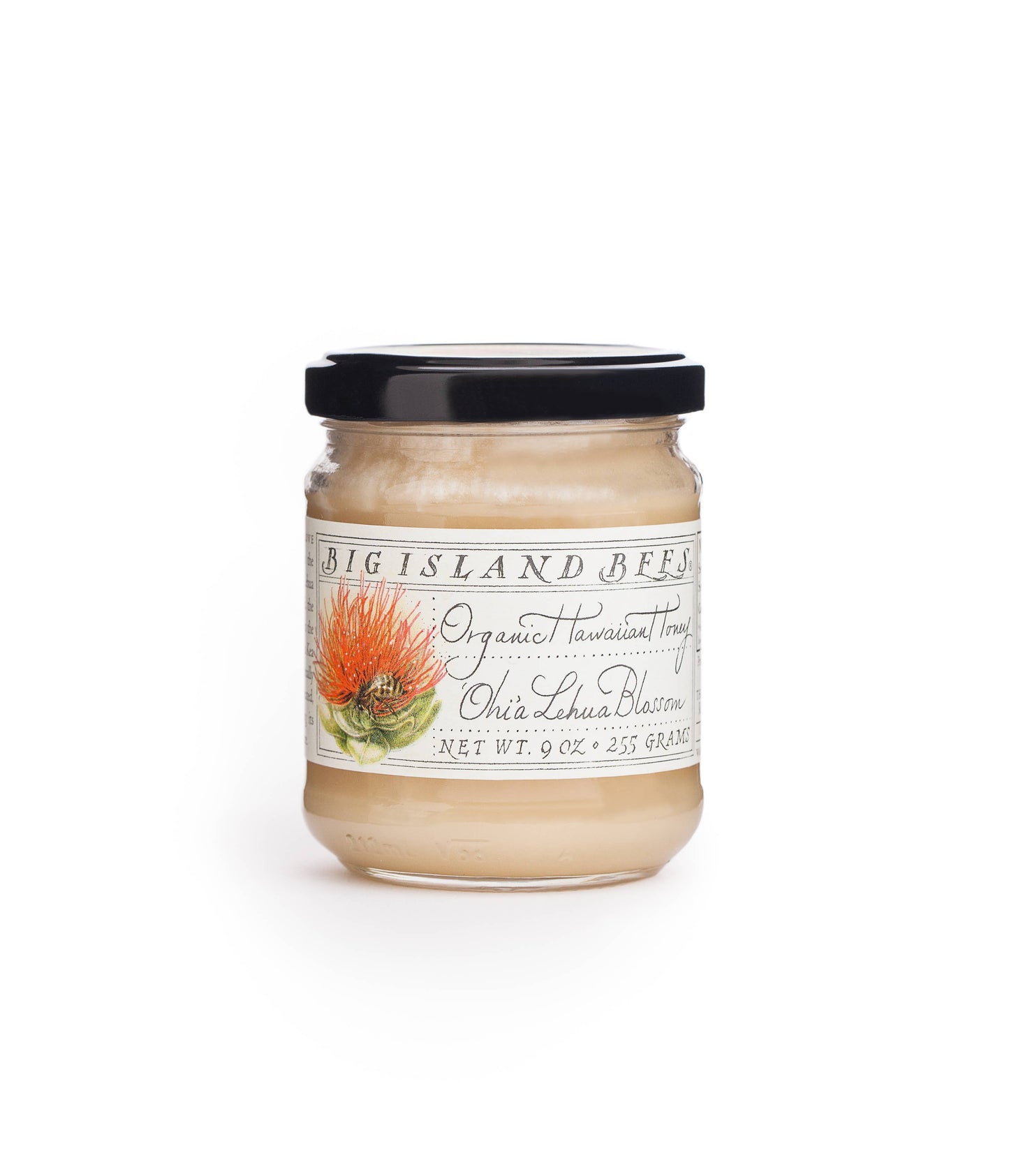 Hawaiian Honey in 9 oz jars: Organic Ohia Lehua Blossom Honey 9 oz jar